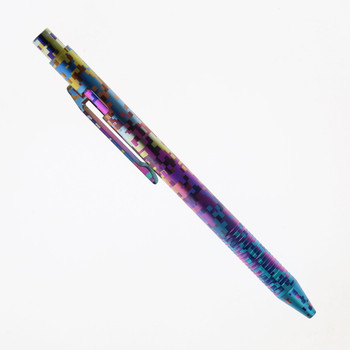 TwoSun Push Button Pen Titanium Body Black Ink Pen-55