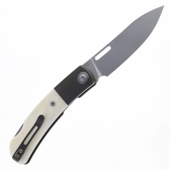 Maxace Beetle 2.0 Folding Knife Bone Handle Magnacut Plain Edge