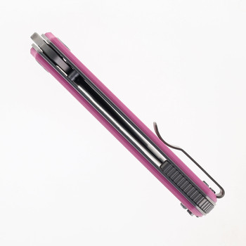 Maxace Peregrine S Folding Knife Pink G10 Handle 10CR15COMOV Plain Edge