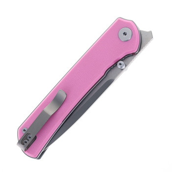 Maxace Peregrine S Folding Knife Pink G10 Handle 10CR15COMOV Plain Edge