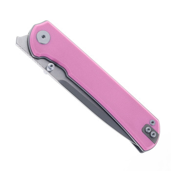 Maxace Peregrine S Folding Knife Pink G10 Handle 10CR15COMOV Plain Edge