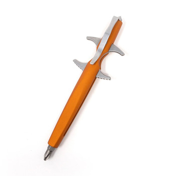 Midgards Messer Nano Hellebarde Survival Tool Orange Handle