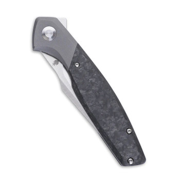 Discontinued Kizer Grazioso Folding Knife Carbon Fiber Handle 20CV Plain Black Blade KI4572A1 Discontinued Kizer Grazioso Folding Knife Carbon Fiber Handle 20CV Plain Black Blade KI4572A1