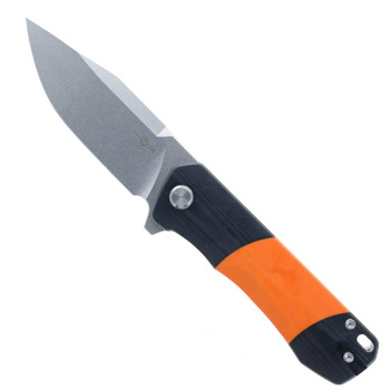 TwoSun Folding Knife 420 Steel/G10 Handle 14C28N Plain Edge TS515-14C28N-SW