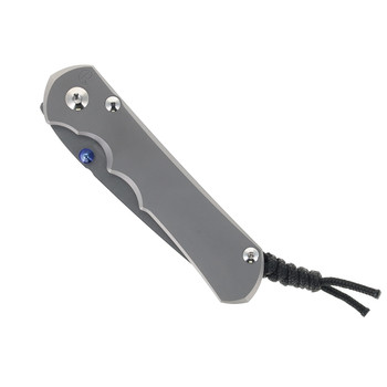 Chris Reeve Large Inkosi Folding Knife Gray Glass Blasted Titanium Handle Magnacut Tanto Blade LIN-1130 Chris Reeve Large Inkosi Folding Knife Gray Glass Blasted Titanium Handle Magnacut Tanto Blade LIN-1130