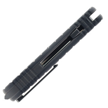 Halfbreed Large Bush GEN 2 Folding Knife Black G10 Handle 3V Plain Black Blade LBF-01 BLK G2