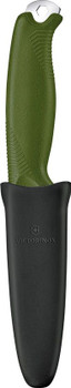 Victorinox Venture Pro Fixed Blade Knife Olive TPE Handle 14C28N Plain Edge 3.0902.4
