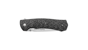 Viper Safe Folding Knife Carbon Fiber Handle M390 Plain Edge Stonewash Finish V6018FC3D
