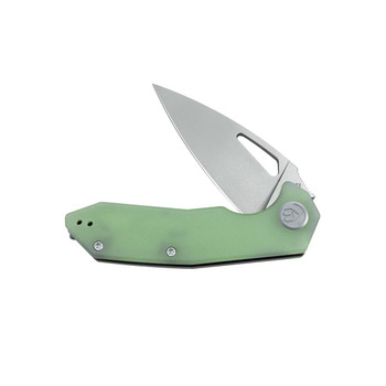 Kubey Coeus Folding Knife Jade G10 Handle 14C28N Plain Edge Stonewash Finish KU122V Kubey Coeus Folding Knife Jade G10 Handle 14C28N Plain Edge Stonewash Finish KU122V