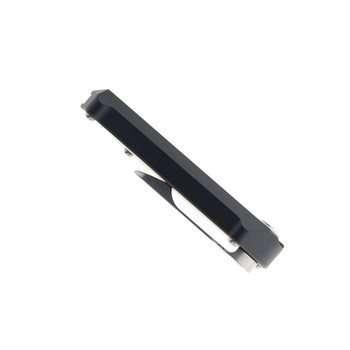 Chaves Knives Blue Label CHUB Flipper Folding Knife Black SW Aluminum Handle Razor Plain Edge