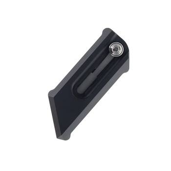 Chaves Knives Blue Label CHUB Flipper Folding Knife Black SW Aluminum Handle Razor Plain Edge