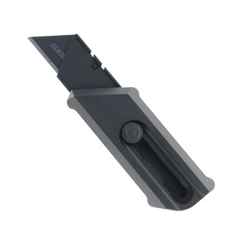 Chaves Knives Blue Label CHUB Flipper Folding Knife Black Aluminum Handle Razor Plain Edge