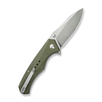 Civivi Photonix Folding Knife OD Green Coarse G10 Handle 14C28N Plain Edge Satin Finish C23081B-2