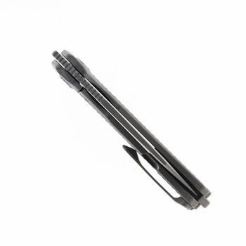 Kunwu K706C-T1 Compadre Folding Knife Diamond Titanium Stonewash Handle VANAX Plain Edge