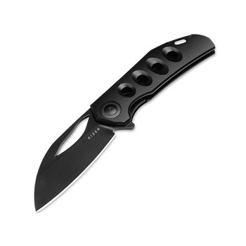 Kizer Hawk Liner Lock Folding Knife Titanium Handle M390 Plain Edge Ki4683A1