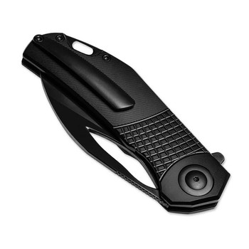 Kizer Hawk Liner Lock Folding Knife Titanium Handle M390 Plain Edge Ki4683A1