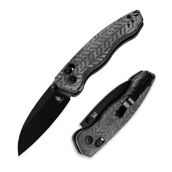 Kizer Exist Clutch Lock Folding Knife Black Micarta Handle Nitro-V V3681A1