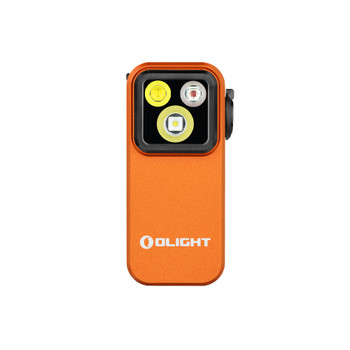 Olight Oclip Pro Orange Clip On Flashlight with Floodlight