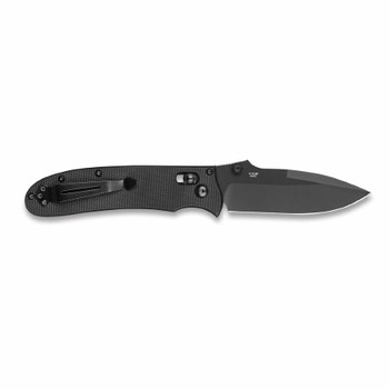 Ganzo Axis Lock Folding Knife Black G10 Handle 440C Drop Point Plain Edge G704B-BK