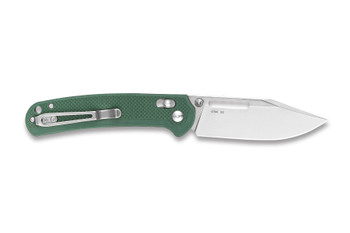 Ganzo Folding Knife Green G10 Handle D2 Drop Point Plain Edge G768-GB