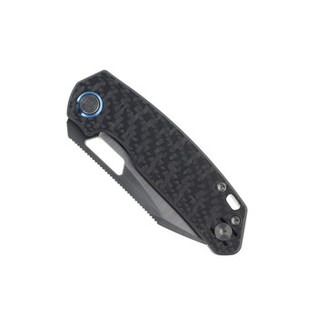Divo Knives Growler Mini Pocket Knife Carbon Fiber Handle Satin 154CM Blade Divo Knives Growler Mini Pocket Knife Carbon Fiber Handle Satin 154CM Blade