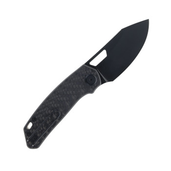 Divo Knives Growler Mini Pocket Knife Carbon Fiber Handle Blackwash 154CM Blade Divo Knives Growler Mini Pocket Knife Carbon Fiber Handle Blackwash 154CM Blade