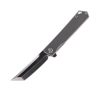 TwoSun TS20 YJ01 V1 Folding Knife Gray Titanium Handle YJ01-V1