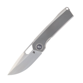 Vanguard Breaker Pocket Knife Gray Sandblasted Titanium Handle Magnacut Blade Vanguard Breaker Pocket Knife Gray Sandblasted Titanium Handle Magnacut Blade