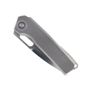 Vanguard Breaker Pocket Knife Gray Sandblasted Titanium Handle Magnacut Blade Vanguard Breaker Pocket Knife Gray Sandblasted Titanium Handle Magnacut Blade