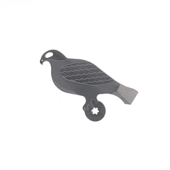 TwoSun PryBar Opener Tool Titanium Body Stonewash Finish EDC-92-SW