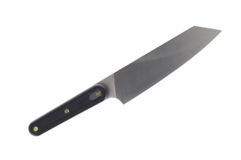 TwoSun Chef Kitchen Knife Black Nylon Fiberglass Handle 14C28N Plain Edge TS869-Black