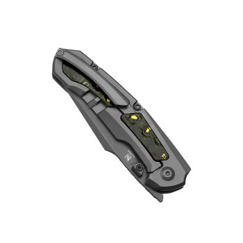 Kizer Feweed Folding Knife Toxic Storm Titanium/Fat Carbon Handle S90V Clip Point Plain Edge Ki3694A2 Kizer Feweed Folding Knife Toxic Storm Titanium/Fat Carbon Handle S90V Clip Point Plain Edge Ki3694A2