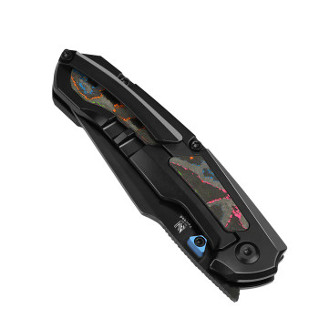 Kizer Feweed Folding Knife Camo Carbon 80s Titanium Handle S45VN Clip Point Plain Edge Ki3694A3 Kizer Feweed Folding Knife Camo Carbon 80s Titanium Handle S45VN Clip Point Plain Edge Ki3694A3