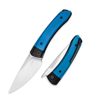Kizer Mini Momo Folding Knife Black/Blue Aluminum Handle Nitro-V Drop Point Plain Edge V3663C1 Kizer Mini Momo Folding Knife Black/Blue Aluminum Handle Nitro-V Drop Point Plain Edge V3663C1