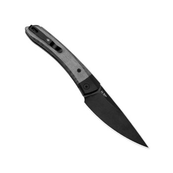 Kizer Momo Folding Knife Black G10/Micarta Handle Nitro-V Drop Point Plain Black Blade V4663A1 Kizer Momo Folding Knife Black G10/Micarta Handle Nitro-V Drop Point Plain Black Blade V4663A1