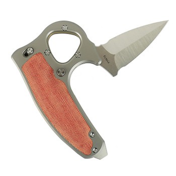 Reate Exo-D Ti-Bead Blast Handle Elmax Belt Satin Blade Orange Micarta Inlay Folding Knife Reate Exo-D Ti-Bead Blast Handle Elmax Belt Satin Blade Orange Micarta Inlay Folding Knife