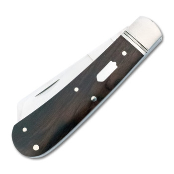 RoseCraft Blades Mill Creek Cotton Sampler Folding Knife Black Sandalwood Handle D2 Plain Edge Satin Finish RCT024-BSW