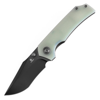 Tenable Fermi Folding Knife Jade G10 Handle 14C28N Plain Black Blade T1122A2