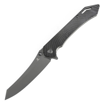 Tenable Colibri Tech Folding Knife Black/Green G10 Handle Nitro-V Sheepsfoot Plain Grey Blade T1060A2