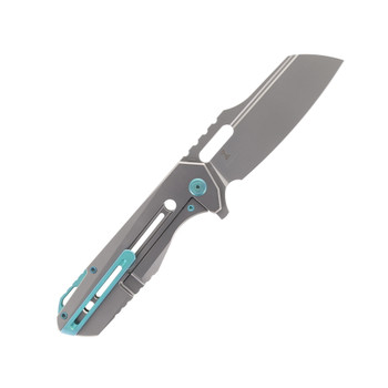 KB Knives Atlas Folding Knife Gray Titanium Handle M390 Sheepsfoot Plain Edge Beadblast Finish KB290E KB Knives Atlas Folding Knife Gray Titanium Handle M390 Sheepsfoot Plain Edge Beadblast Finish KB290E