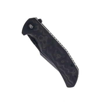 Mechforce Hellraiser Folding Knife Blackout Titanium Handle Vanax Plain Edge HELLRAISER-FL-BLKOUT