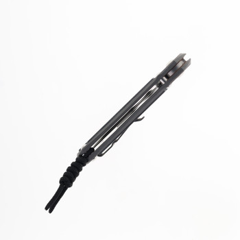 Chis Reeve Large Inkosi Folding Knife Sand Blasted Titanium & Black Micarta Inlay Drop Point Magnacut LIN-1012 Chis Reeve Large Inkosi Folding Knife Sand Blasted Titanium & Black Micarta Inlay Drop Point Magnacut LIN-1012