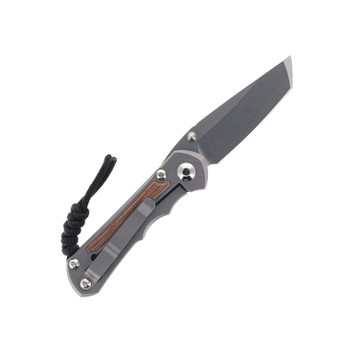 Chris Reeve Small Inkosi Folding Knife Glass Blasted Titanium Handle Natural Micarta Inlay Magnacut Steel Tanto SIN-1134 Chris Reeve Small Inkosi Folding Knife Glass Blasted Titanium Handle Natural Micarta Inlay Magnacut Steel Tanto SIN-1134
