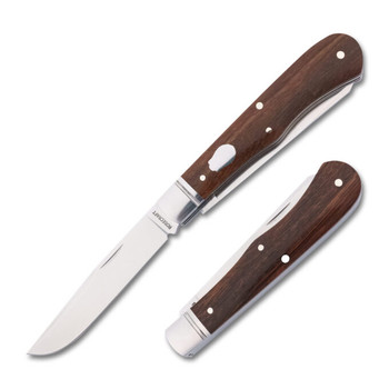 RoseCraft Cockleburr Creek Trapper Folding Knife Brown Rosewood Handle D2 Clip/Spey Plain Edge RCT019 RoseCraft Cockleburr Creek Trapper Folding Knife Brown Rosewood Handle D2 Clip/Spey Plain Edge RCT019