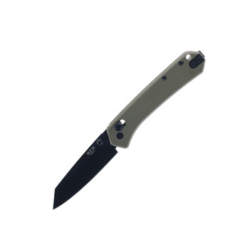 MKM Yipper Folding Knife OD Green G10 Handle Magnacut Plain Edge