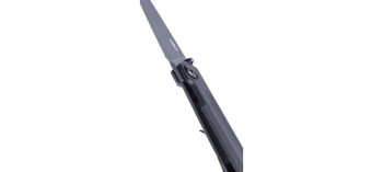 CRKT Straight Frame Lock Folding Knife Black G10 Handle D2 Plain