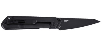 CRKT Straight Frame Lock Folding Knife Black G10 Handle D2 Plain Edge Black Oxide Finish 2670 