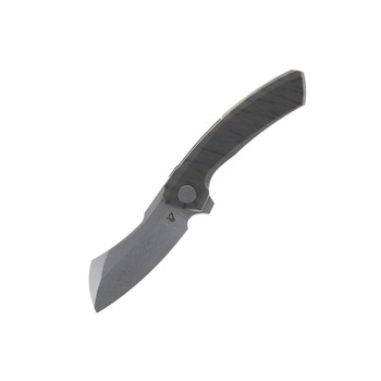 Vanguard Knives Mini Cleaver Flipper Folding Knife Flame Titanium Handle Stonewashed M390 Blade Vanguard Knives Mini Cleaver Flipper Folding Knife Flame Titanium Handle Stonewashed M390 Blade