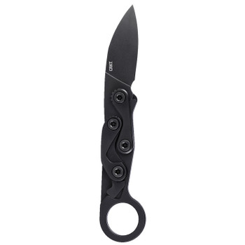 CRKT Provoke EDC Folding Knife Black Aluminum Handle D2 Drop Point Plain Edge 4050K