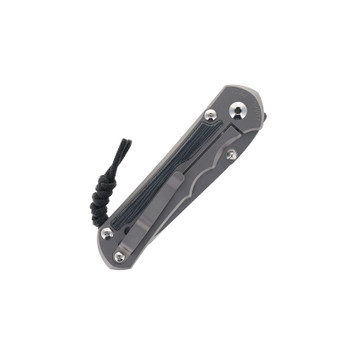 Chris Reeve Large Inkosi Folding Knife Glass Blasted Titanium Handle w/ Black Micarta Inlay Magnacut Insingo Blade LIN-1124 Chris Reeve Large Inkosi Folding Knife Glass Blasted Titanium Handle w/ Black Micarta Inlay Magnacut Insingo Blade LIN-1124